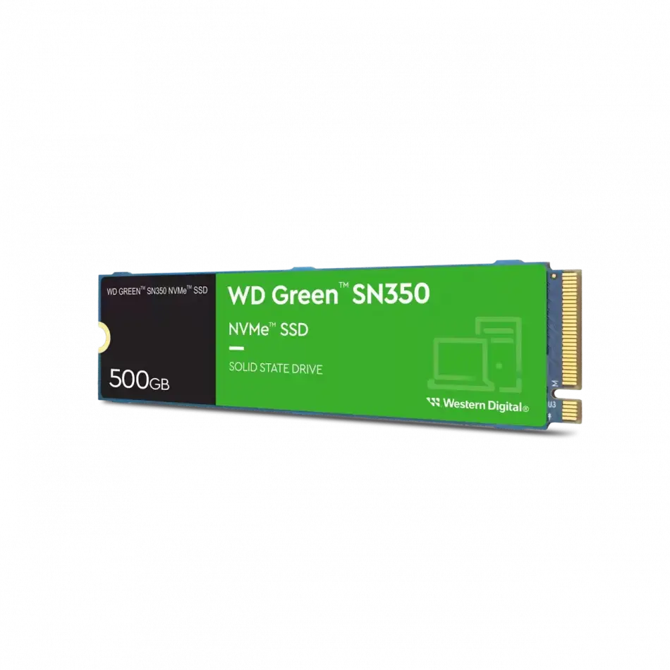 500gb Wd Green Sn350 M.2 Nvme 2400/1500mb/s Wds500g2g0c Ssd