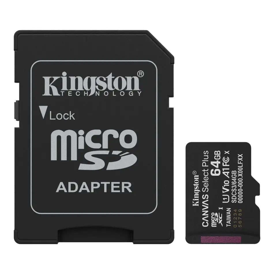 64GB MICROSD CANVAS SELECT PLUS A1 SDCS3/64GB
