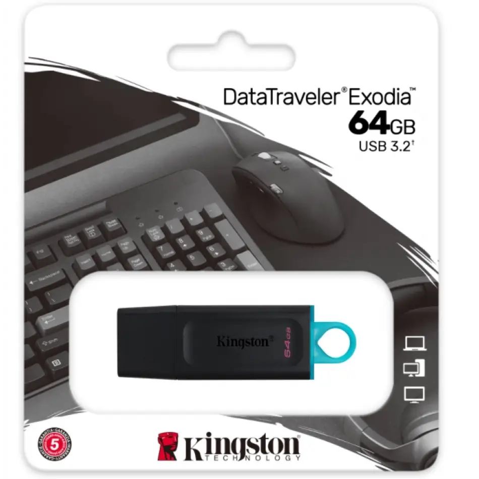 64gb Usb3.2 Gen1 Dtx/64gb Exodia Kıngston