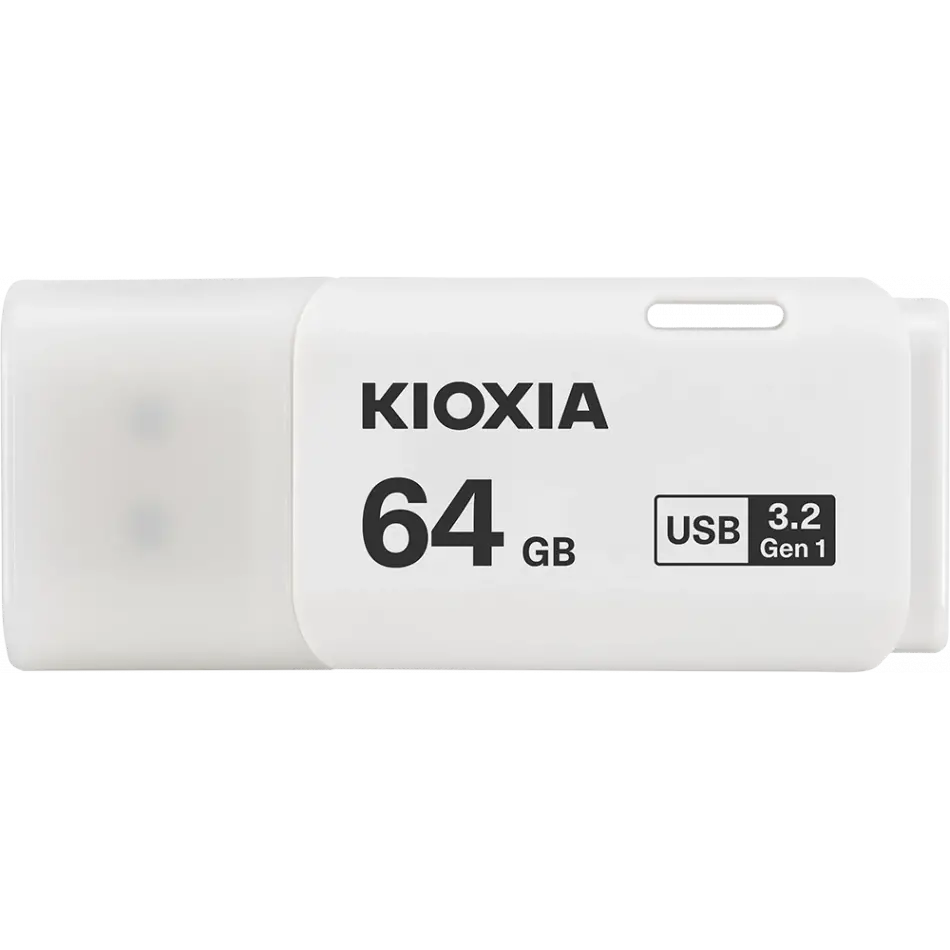 64GB USB3.2 GEN1 KIOXIA BEYAZ USB BELLEK LU301W064GG4