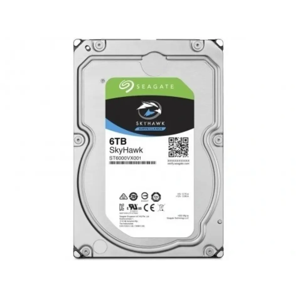 6tb Seagate Skyhawk 256 Mb 7/24 Rv St6000vx001