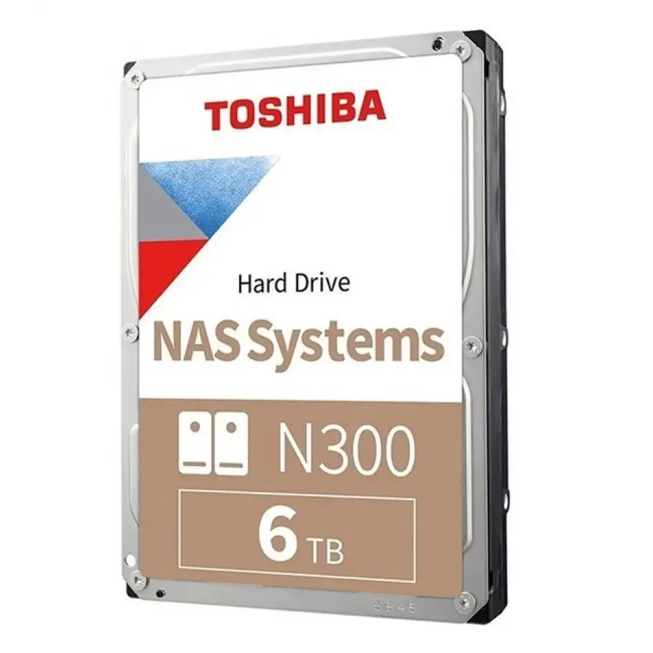 6TB TOSHIBA N300 7200RPM SATA3 512MB MN10ADA600S