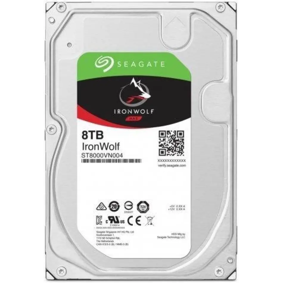 8 Tb Seagate 3.5 Ironwolf Sata3 7200rpm 256mb St8000vn004 (3 Yıl Resmı Dıst Garantılı)