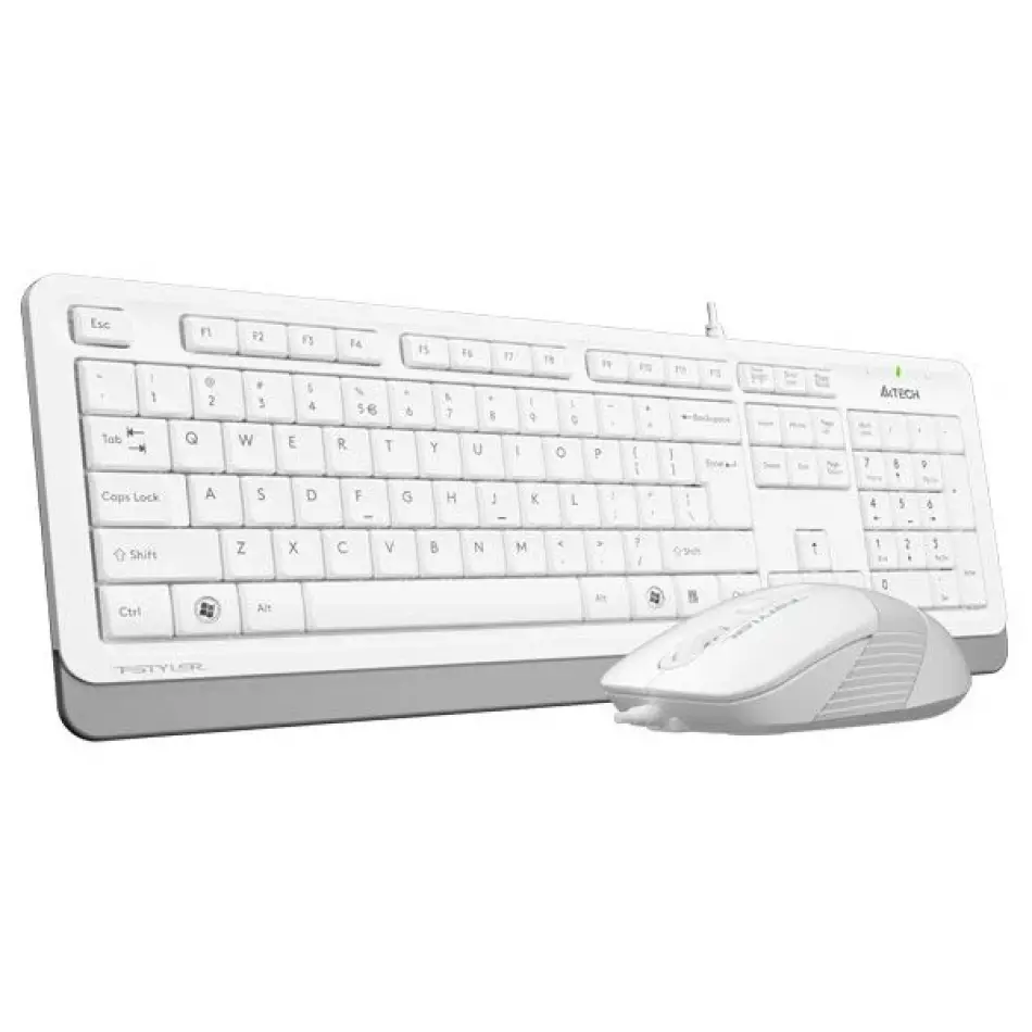 A4 Tech F1010 Usb Q Klavye-mouse Beyaz Set