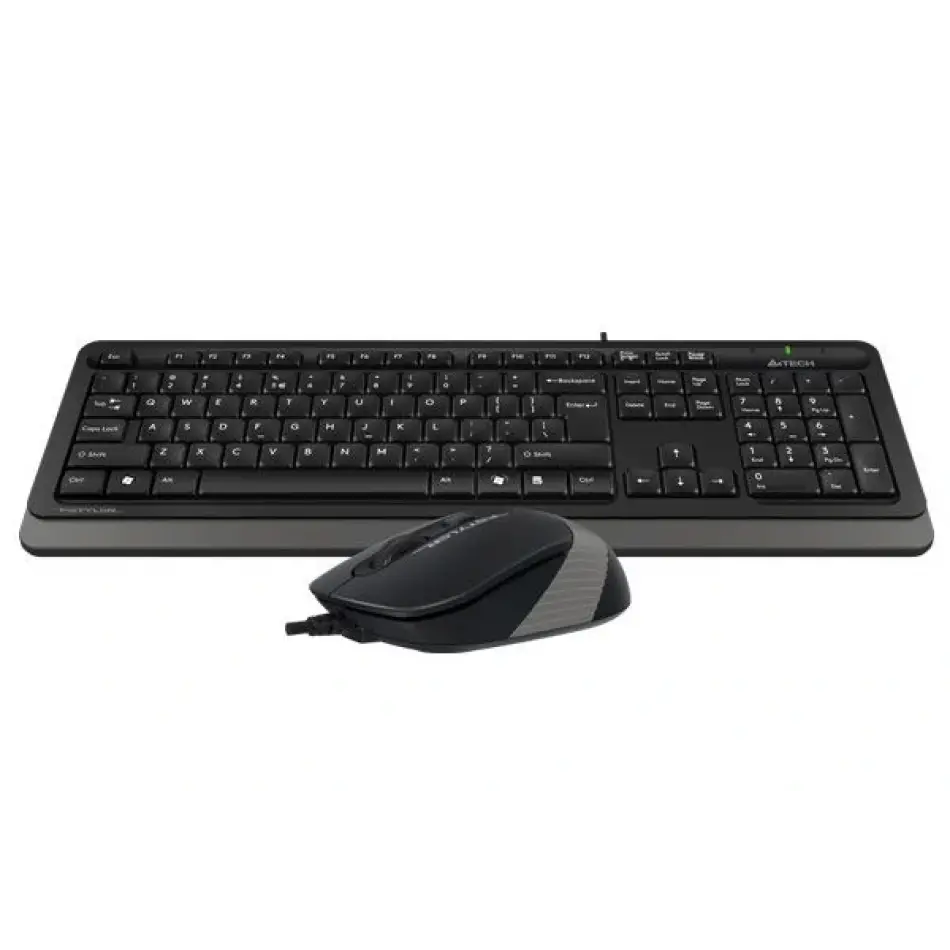 A4 Tech F1010 Usb Q Klavye-mouse Siyah-gri Set