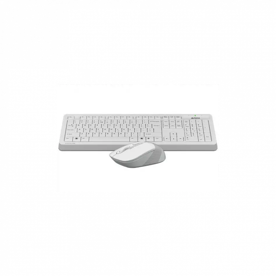 A4 Tech Fg1010, Beyaz, Fstyler, 2.4ghz Kablosuz, Türkçe Q, Klavye Mouse Set