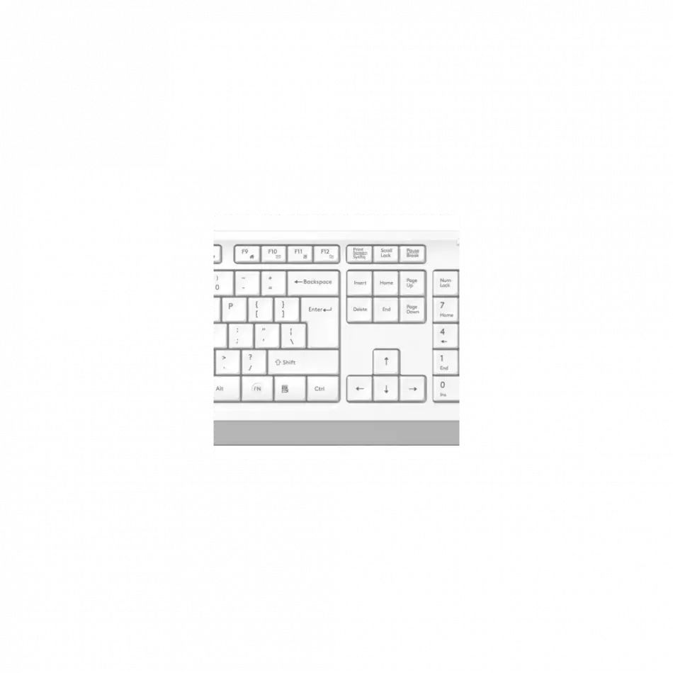 A4 Tech Fg1010, Beyaz, Fstyler, 2.4ghz Kablosuz, Türkçe Q, Klavye Mouse Set