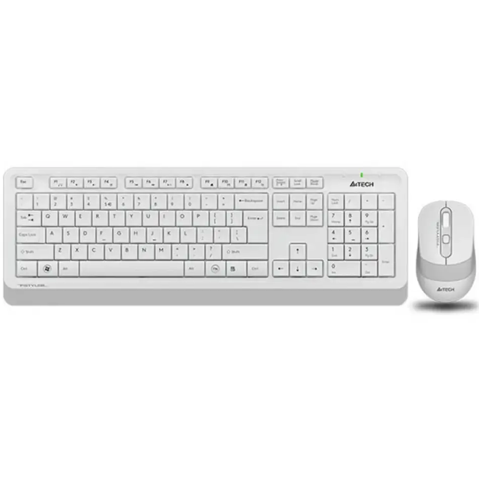 A4 Tech Fg1010 Beyaz Q Mm 2.4g Kablosuz Klavye Mouse Set