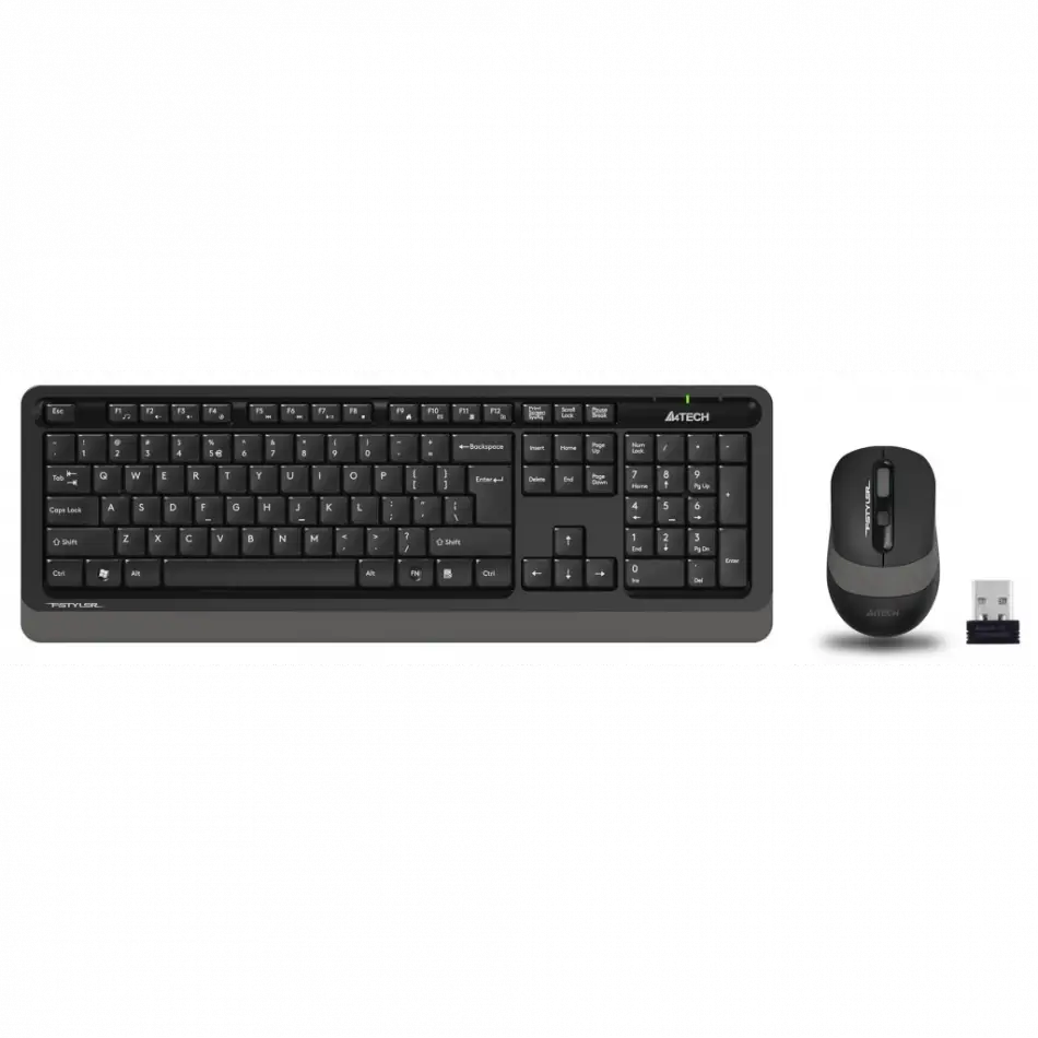 A4 Tech Fg1010, Gri, Fstyler, 2.4ghz Kablosuz, Türkçe Q, Klavye Mouse Set