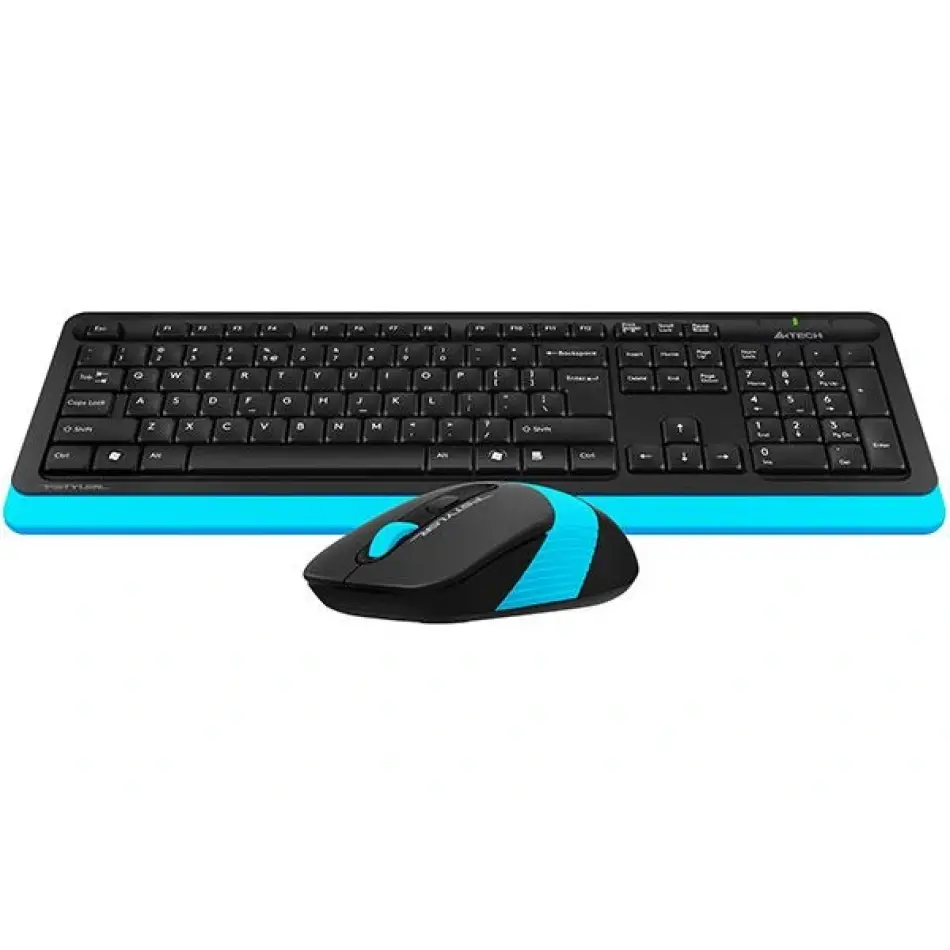 A4 Tech Fg1010 Kablosuz Q Klavye-mouse Siyah-mavi