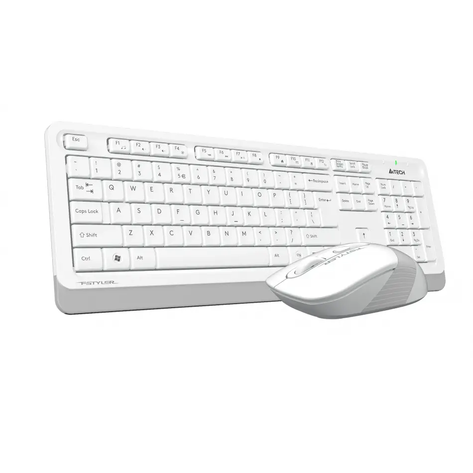 A4 Tech Fg1010 Q 2.4 Ghz Usb Beyaz Klavye+mouse Kablosuz Set