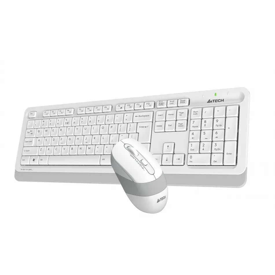 A4 Tech Fg1010 Q 2.4 Ghz Usb Beyaz Klavye+mouse Kablosuz Set