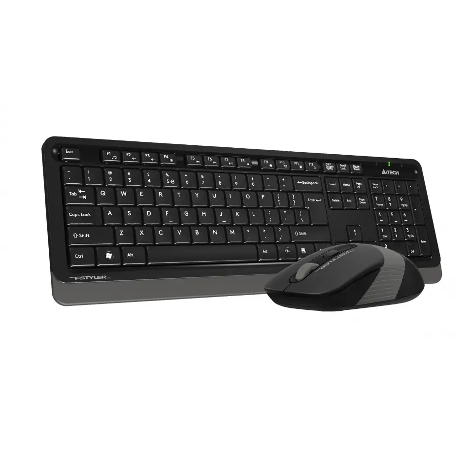 A4 TECH FG1010 Q 2.4 GHZ USB GRİ KLAVYE+MOUSE KABLOSUZ SET