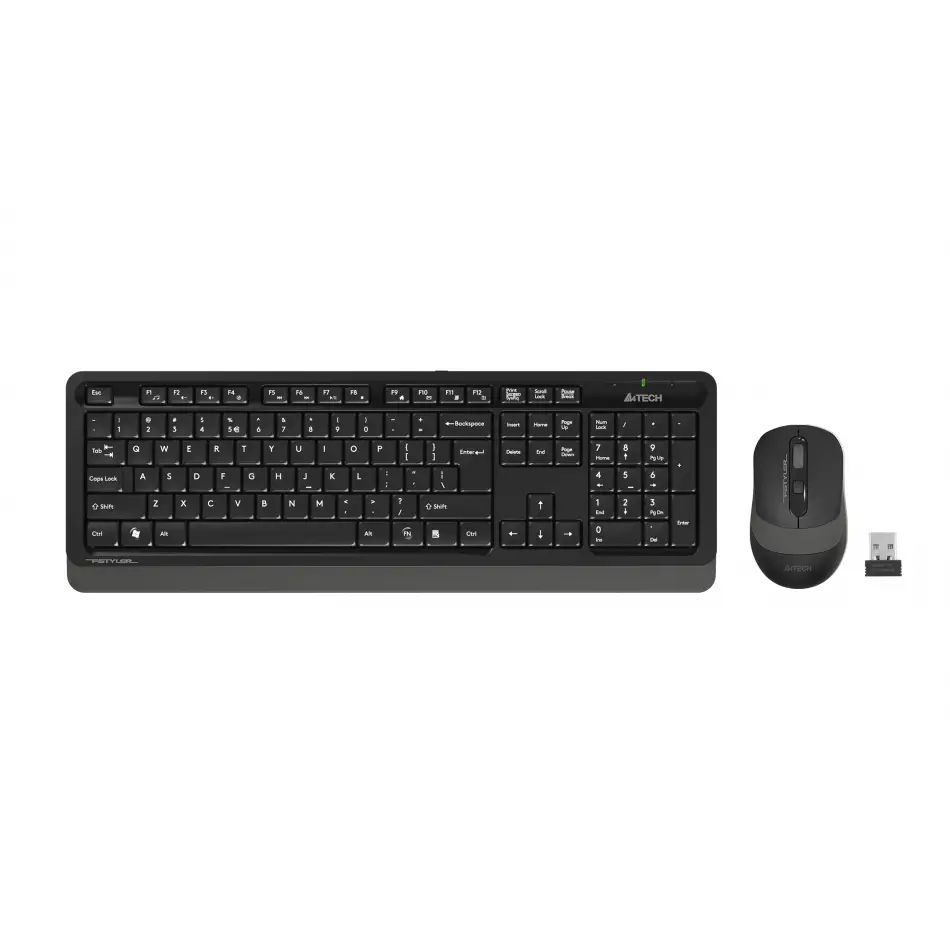 A4 Tech Fg1010 Q 2.4 Ghz Usb Gri Klavye+mouse Kablosuz Set