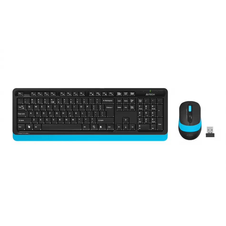 A4 Tech Fg1010 Q 2.4 Ghz Usb Mavi Klavye+mouse Kablosuz Set