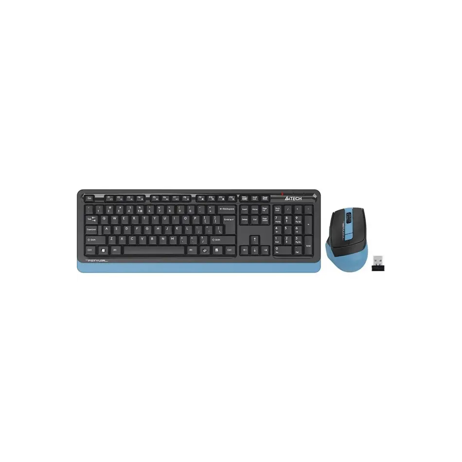 A4 Tech Fg1035 Kablosuz Q Klavye-mouse Mavi Set
