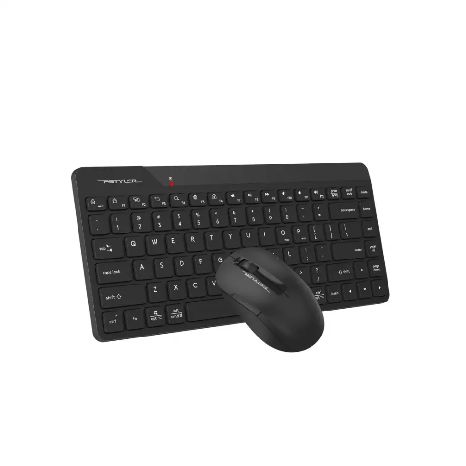A4 Tech Fg2200 Aır2 Siyah, Fstyler, 2.4ghz Kablosuz, Türkçe Q, Sessiz Klavye Mouse Set