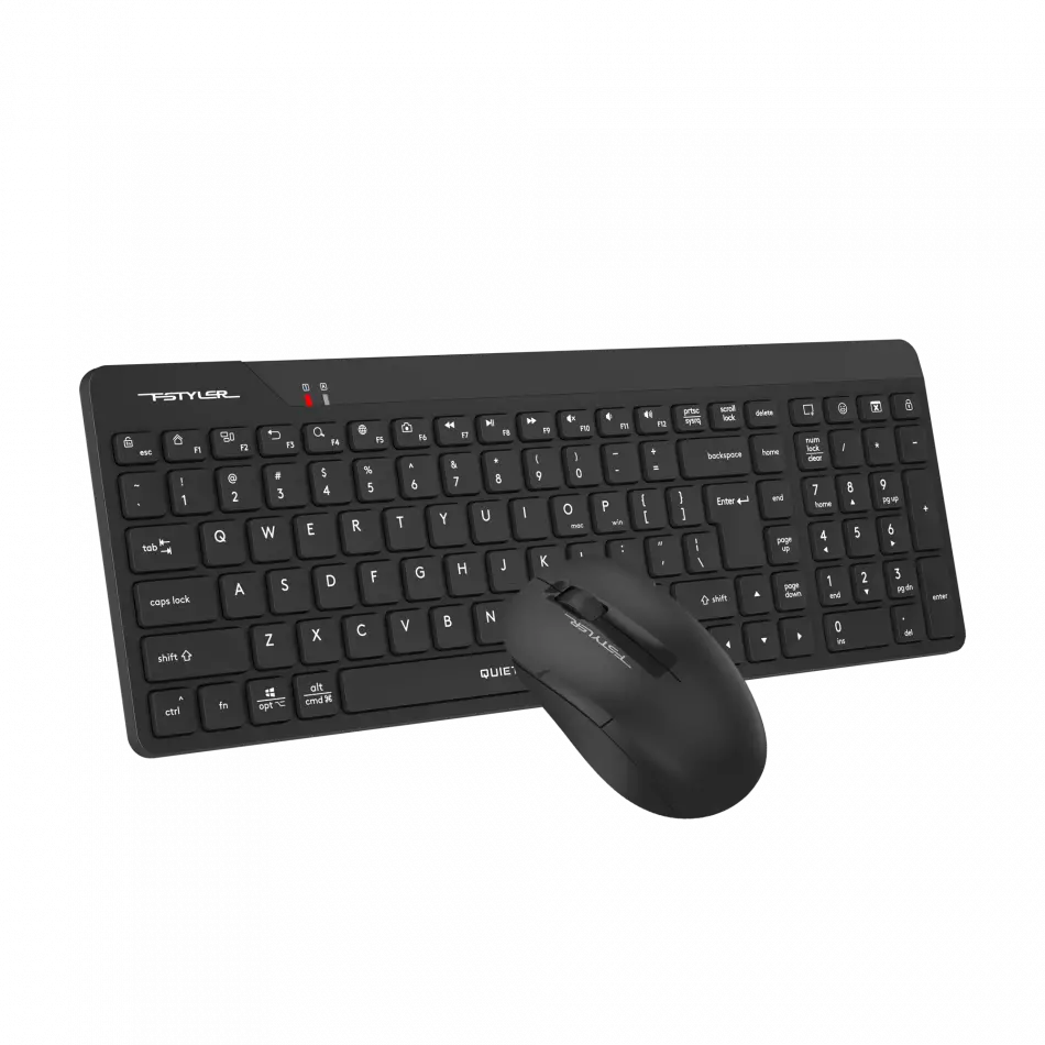 A4 TECH FG2300 Q SILENT 2.4 GHZ AİR2 SİYAH KLAVYE+MOUSE