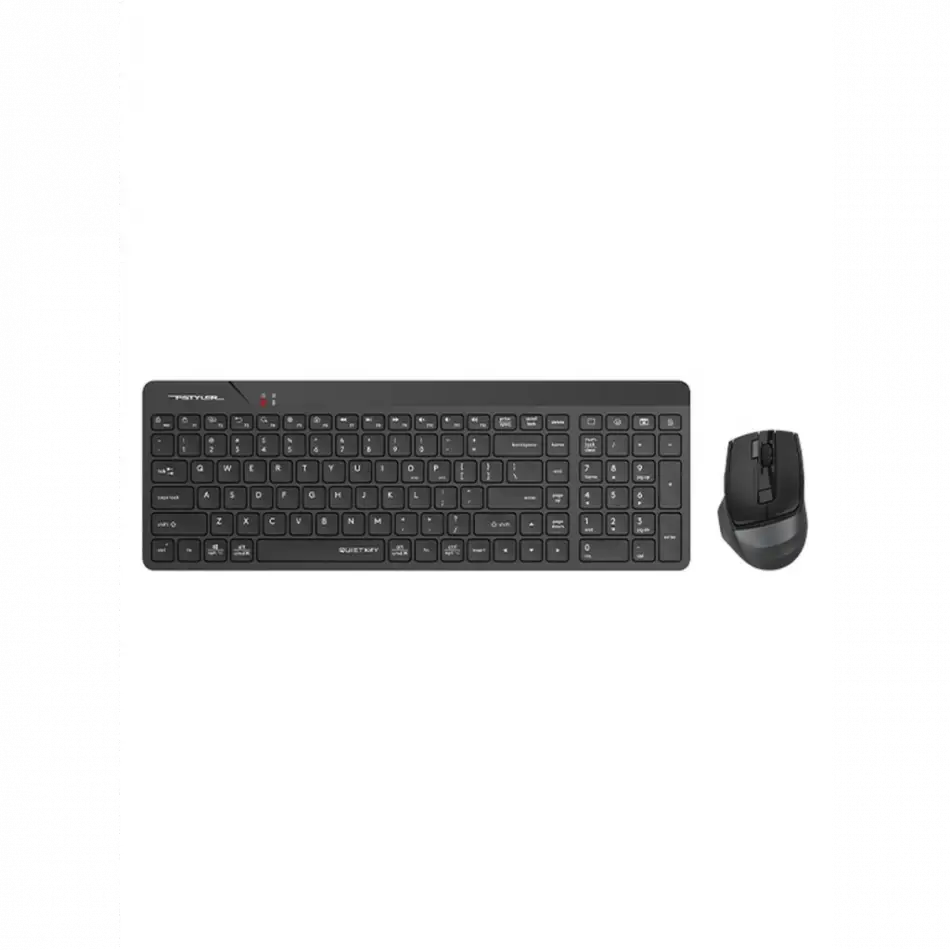 A4 Tech Fg2400 Aır2 Siyah, Fstyler, 2.4ghz Mini Kablosuz, Türkçe Q, Sessiz Klavye Mouse Set