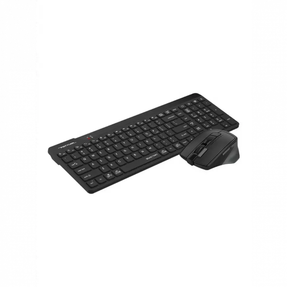A4 Tech Fg2400 Aır2 Siyah, Fstyler, 2.4ghz Mini Kablosuz, Türkçe Q, Sessiz Klavye Mouse Set