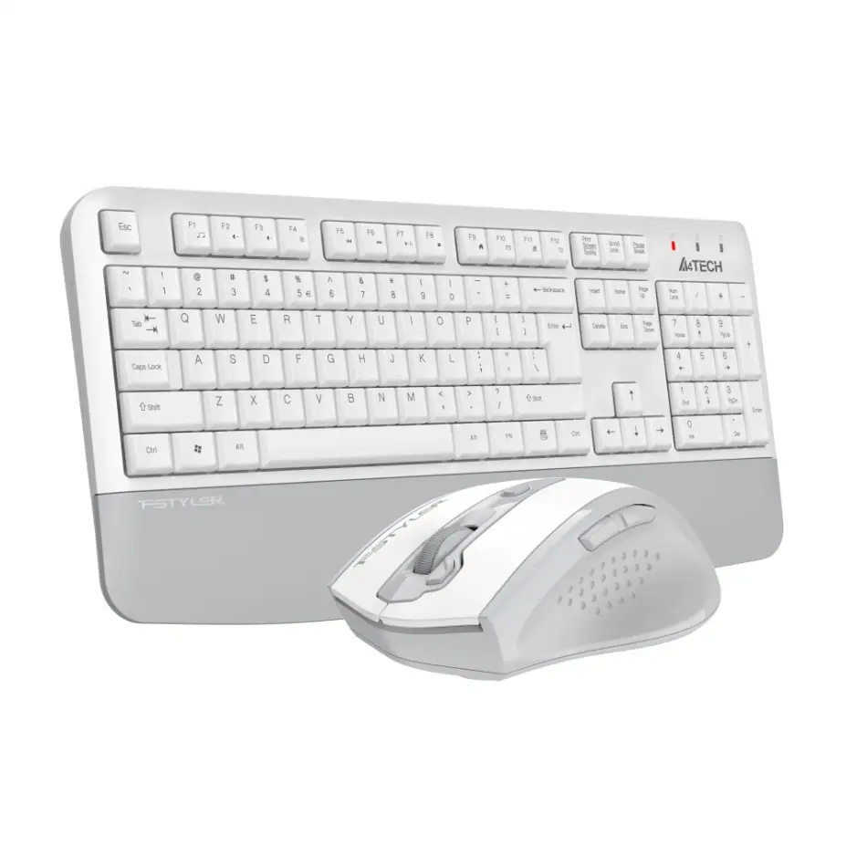 A4 Tech Fg2500s Plus, Beyaz, Fstyler, 2.4ghz Kablosuz, Türkçe Q, M.medya Klavye Mouse Set