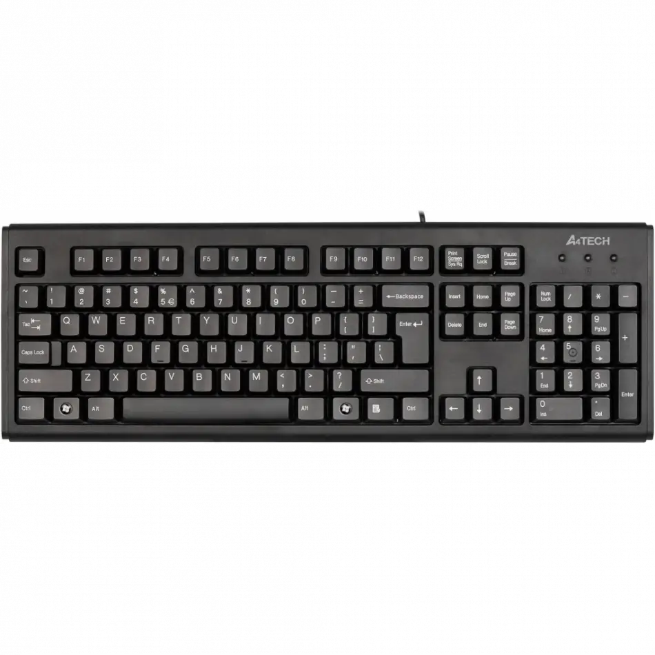 A4 Tech Km-720, Siyah, Usb Kablolu, Türkçe Q, Multimedya Klavye