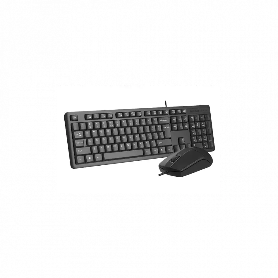 A4 Tech Kr-3330s, Siyah, Usb Kablolu, Türkçe Q, Multimedya, Klavye Mouse Set