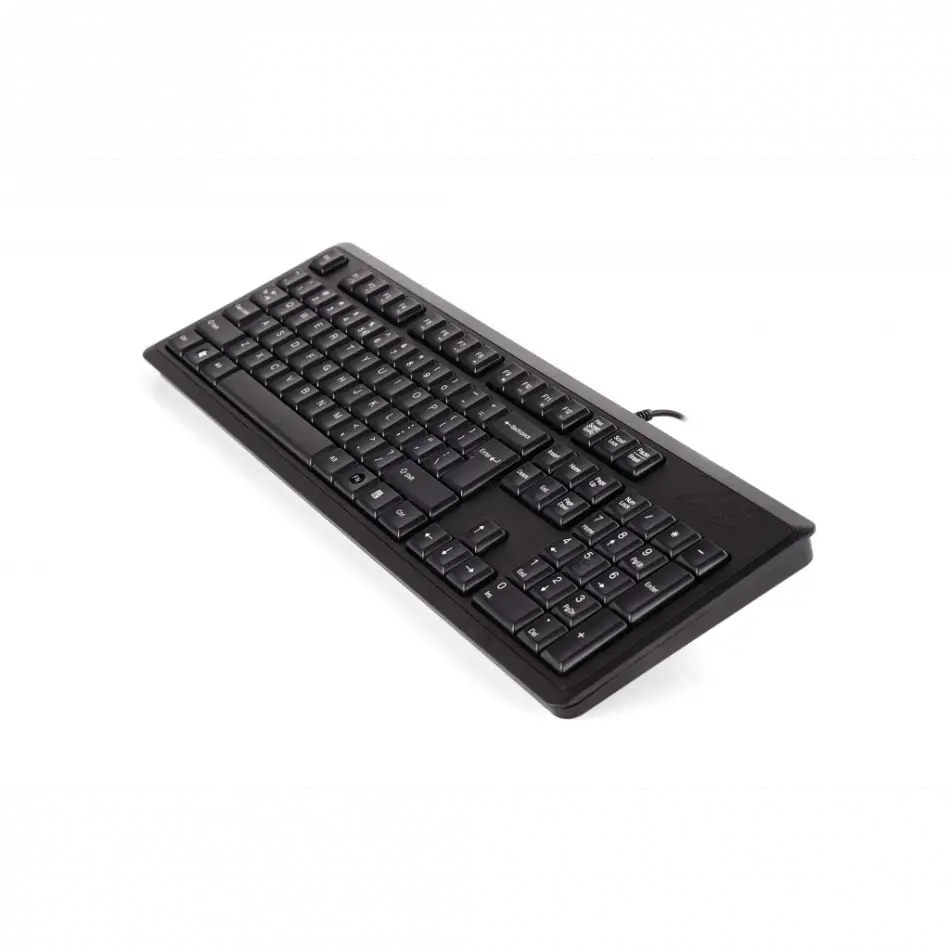 A4 Tech Kr-92, Siyah, Usb Kablolu, Türkçe Q, Multimedya, Klavye