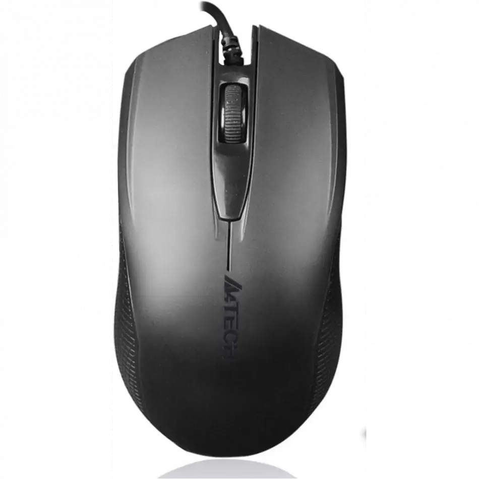 A4 Tech Op-760, Siyah, V-track, 1000dpi, 3 Buton, Usb Kablolu, Optik Mouse