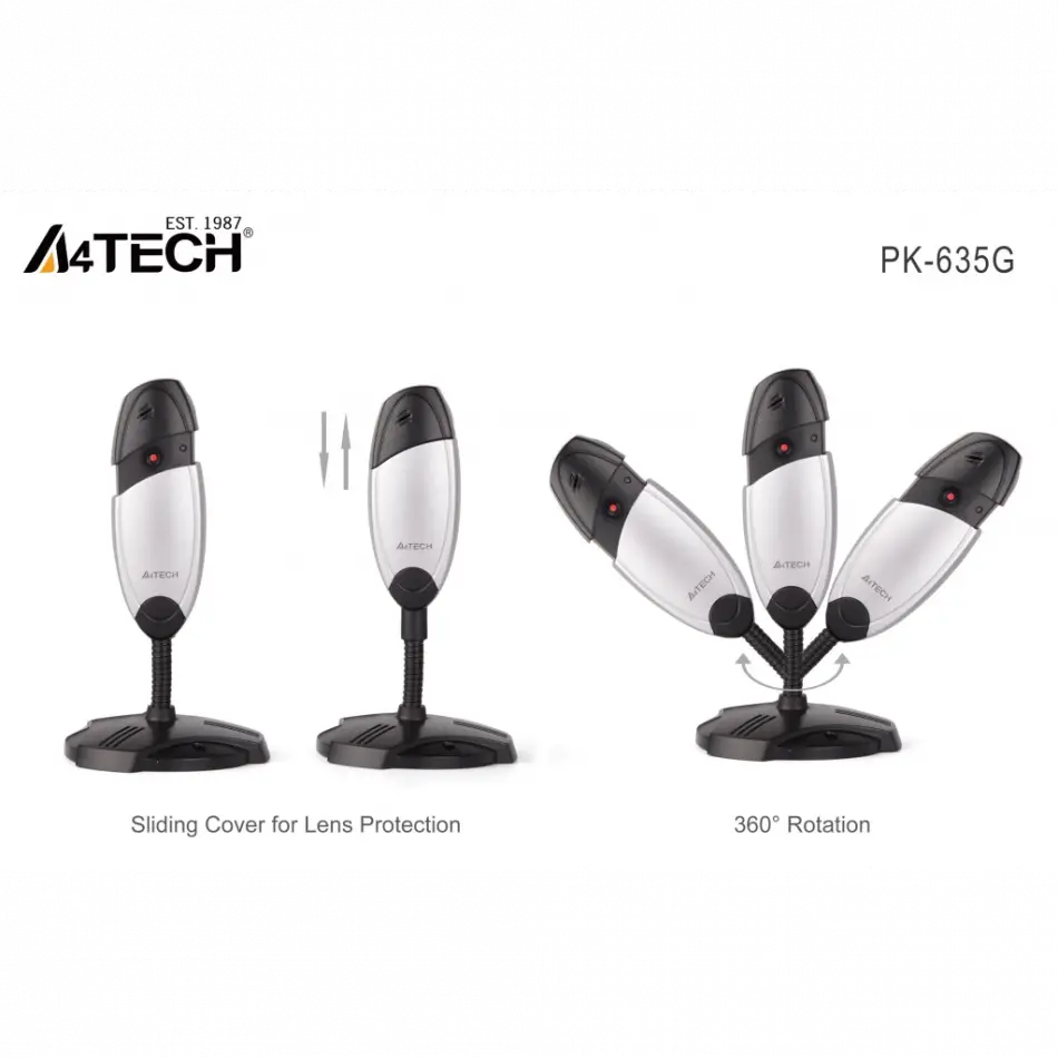 A4 Tech Pk-635g 480p Dahili Mikrofonlu Usb Webcam