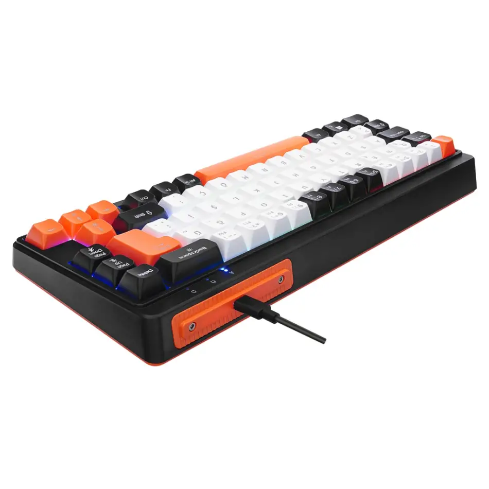 Acer Emachines, Eak810, Siyah, Usb Kablolu, Rainbow Backlight, Membran Renkli Tuşlar, Türkçe Q, 68 Tuşlu, Gaming Klavye