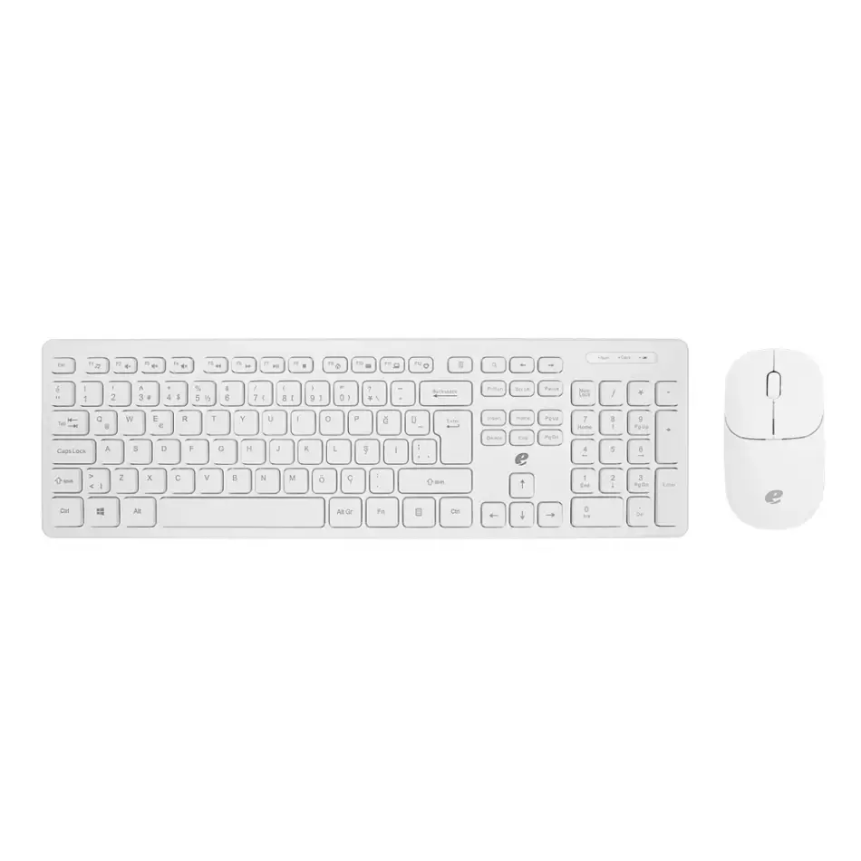 Acer Emachines, Eak920, Beyaz, 2.4ghz Kablosuz, Türkçe Q, Klavye Mouse Set