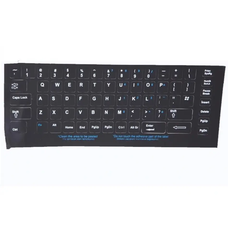 Addison 300164 Notebook Q İng Siyah Klavye Etiketi
