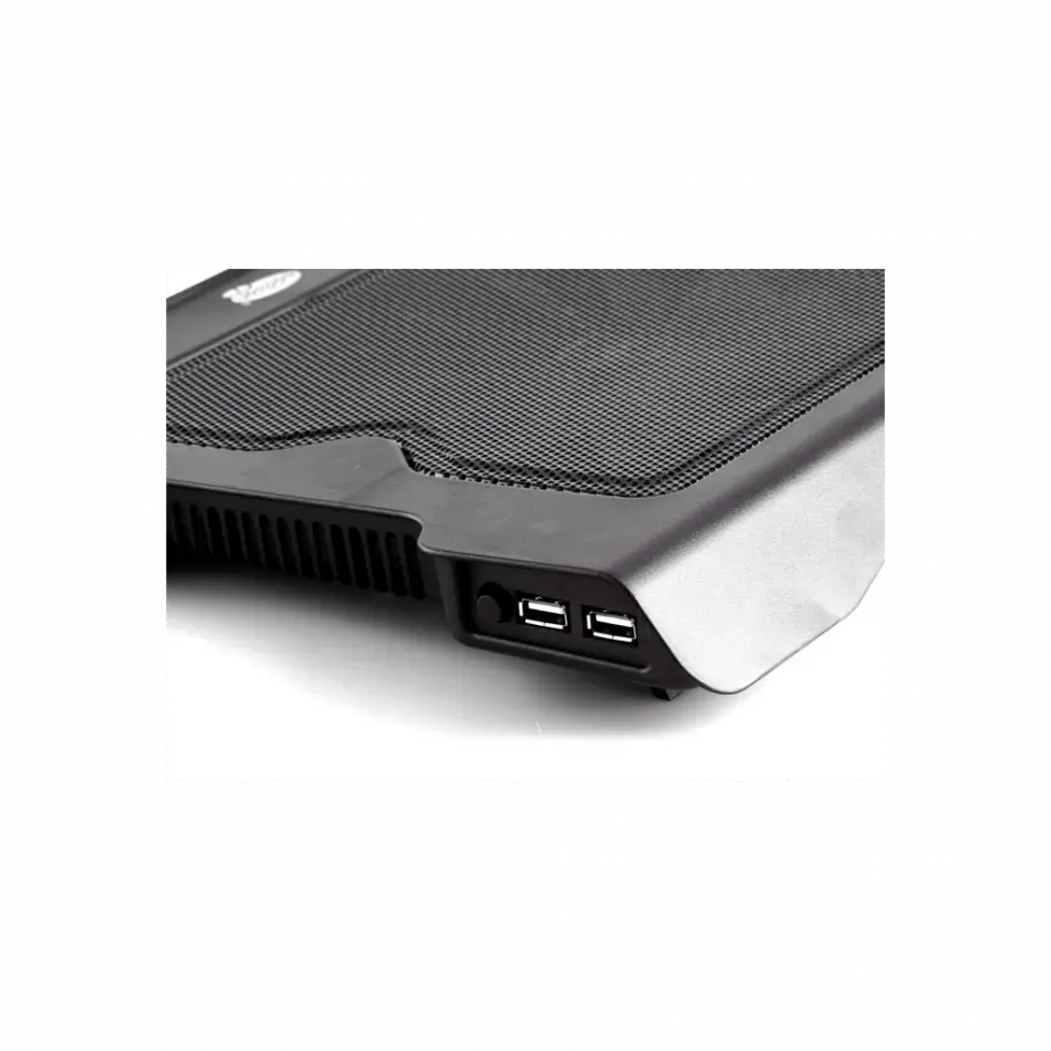 Addıson Anc-40d, 20cm Fan, 10-16 Notebook Soğutucu, 4 Usb 2.0 Giriş, Mavi Ledli Fan(siyah)