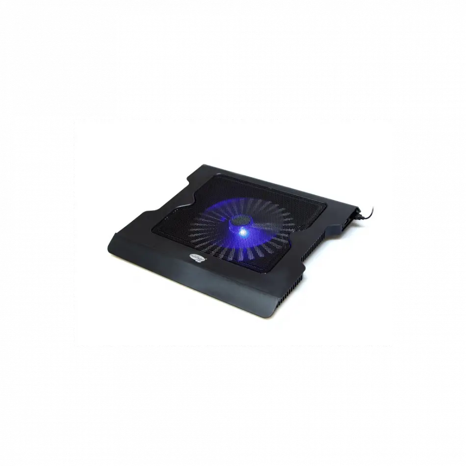 Addıson Anc-40d, 20cm Fan, 10-16 Notebook Soğutucu, 4 Usb 2.0 Giriş, Mavi Ledli Fan(siyah)