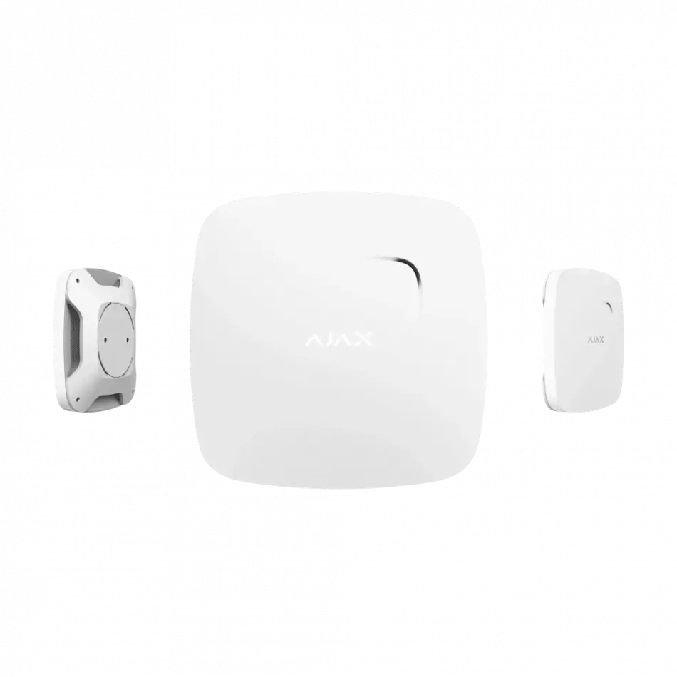 Ajax  Fireprotect Plus, Kablosuz, Isı Ve Duman Dedektörü, Beyaz
