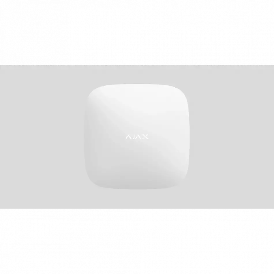 Ajax Hub2 Plus, Kablosuz, Görsel Doğrulamalı, Alarm Paneli, Beyaz