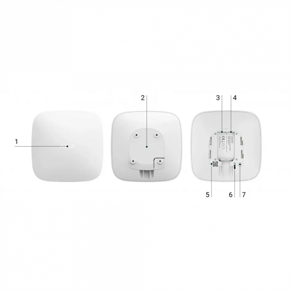 Ajax Rex2, Kablosuz, Mesafe Artıcı, Beyaz