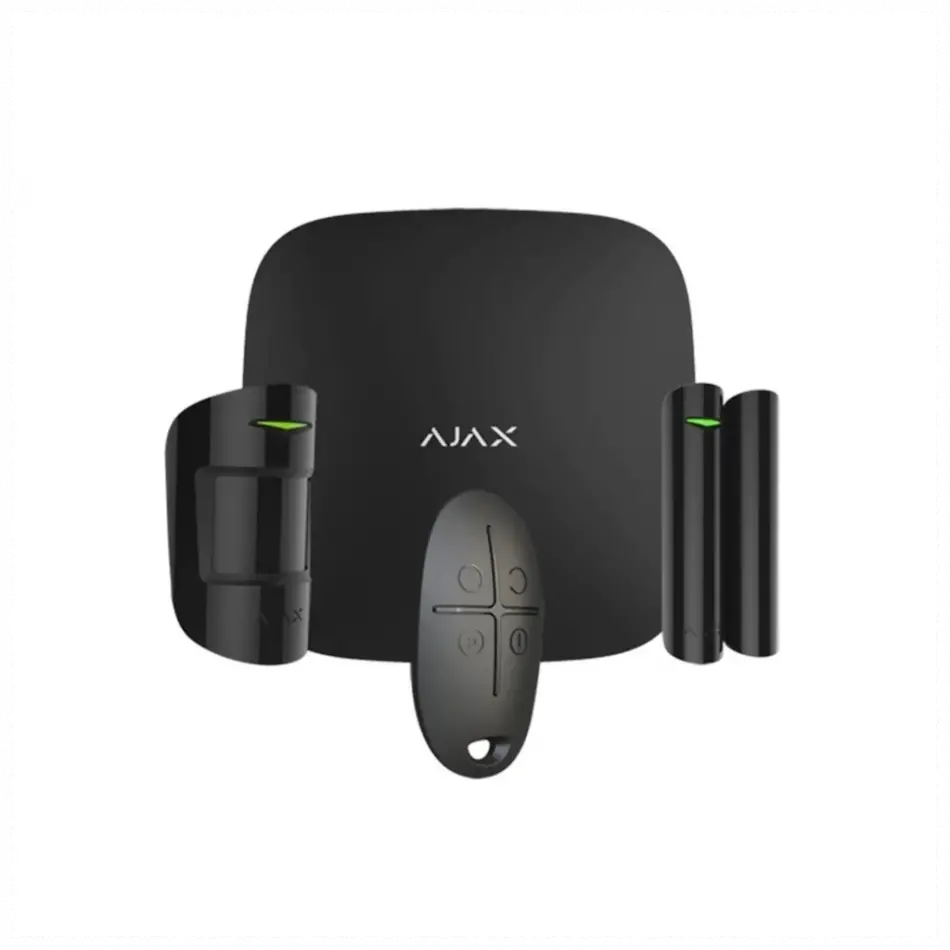 Ajax  Starterkit 4g, Kablosuz, Alarm Kiti, Siyah
