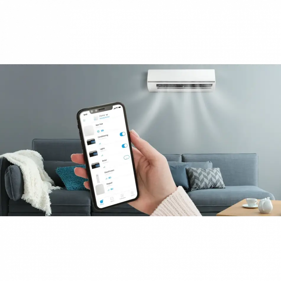Ajax  Wallswitch, Kablosuz, Güç Rolesi, Siyah