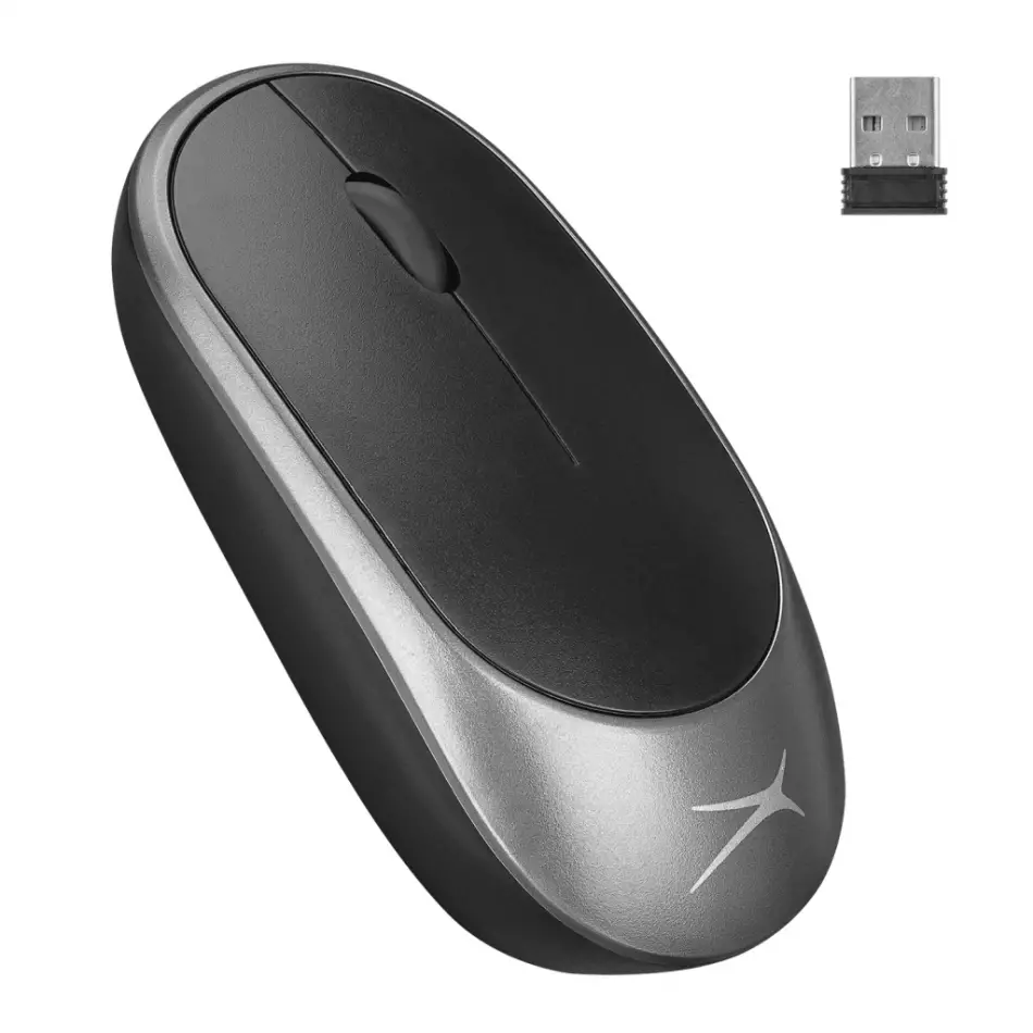 Altec Lansing Albm7314, Gri-siyah, 2.4ghz Usb,  1200dpı, Kablosuz Optik Mouse