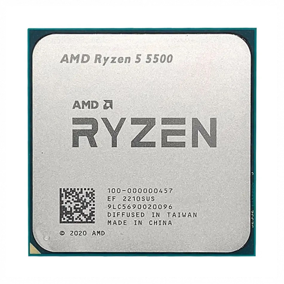 Amd Ryzen 5 5500 6 Core, 3,60-4.20ghz, 19mb Cache,  65w, Am4 Soket, Tray, (dahili Grafik Yok, Fan Yok)