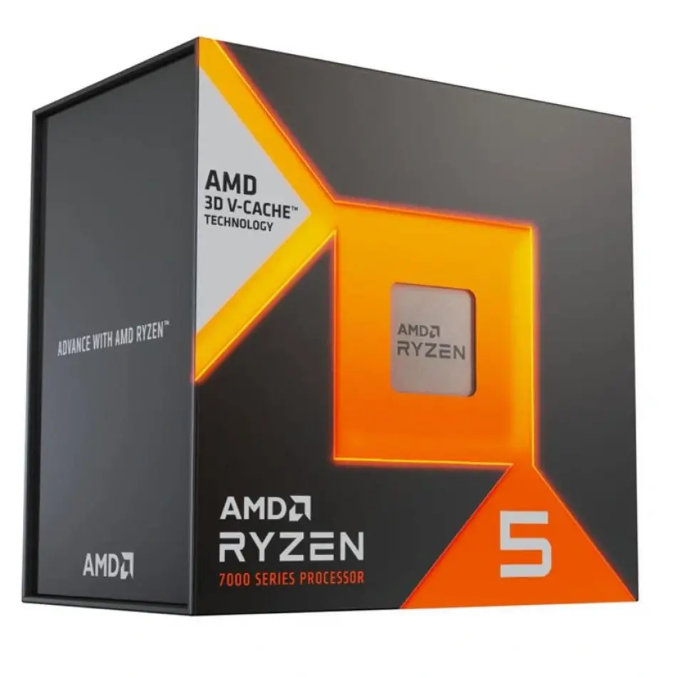 Amd Ryzen 5 7500x3d 4.5ghz 102mb 65w Am5 Fansız