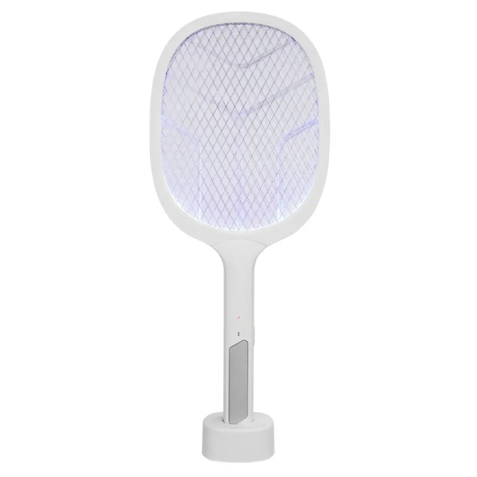 Asonıc As-a25, Beyaz-gri, 3000v, Raket Tipi, Uv Mor Işıklı, 1200mah, Bataryalı, Şarj Edilebilir, Sinek Öldürücü