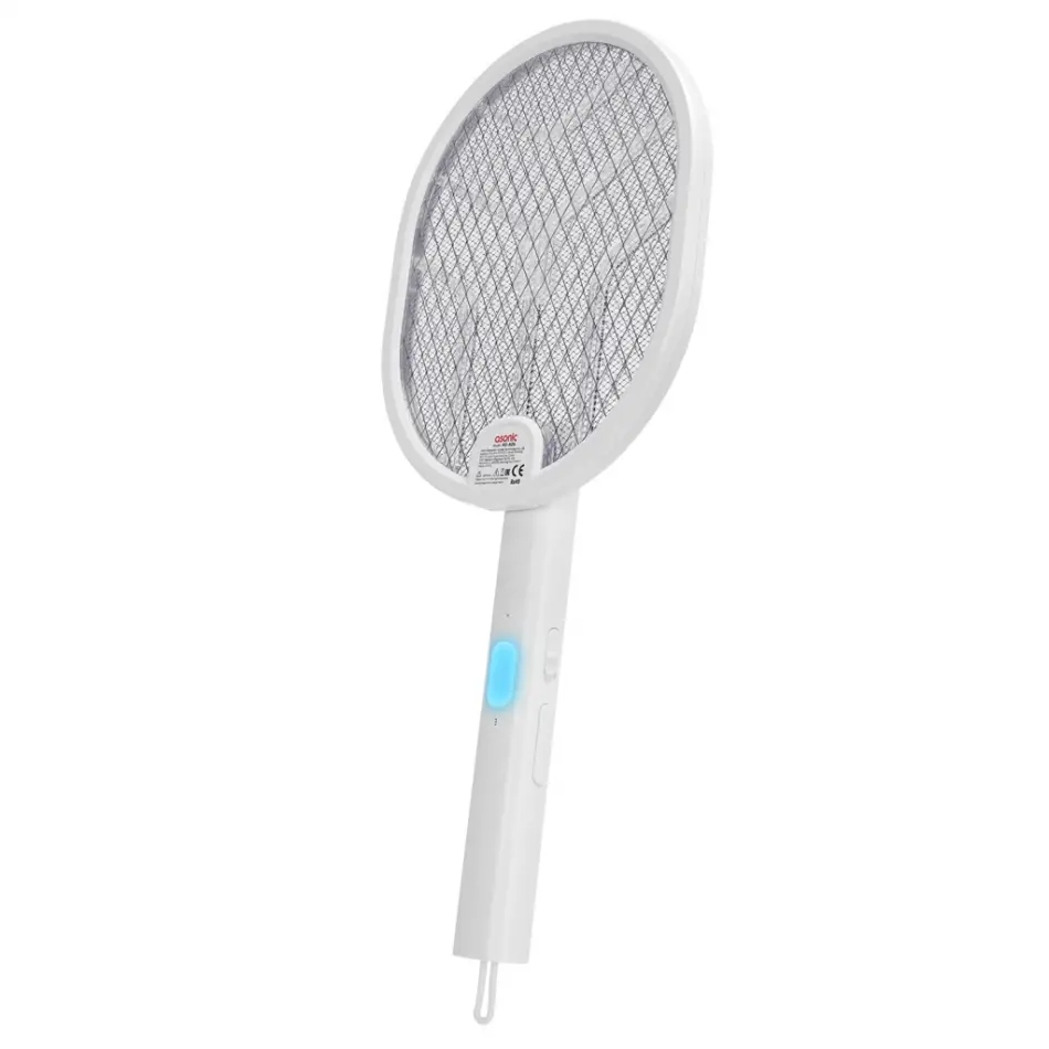 Asonıc As-a26, Beyaz, 3000v, Raket Tipi, Uv Mor Işıklı, 1200mah, Bataryalı, Şarj Edilebilir, Katlanabilir, Sinek Öldürücü