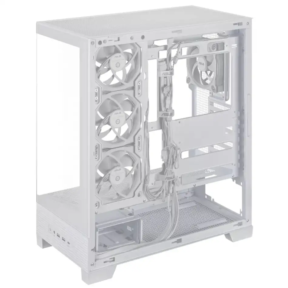 ASUS A31 PLUS TG ARGB WHITE ATX KASA