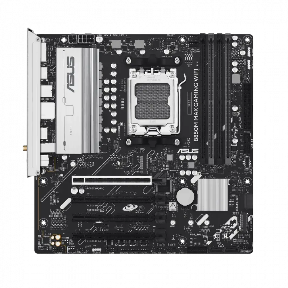 Asus B850m Max Gamıng Wıfı Am5 Ddr5 8000mhz(oc)  Matx Hdmı Anakart