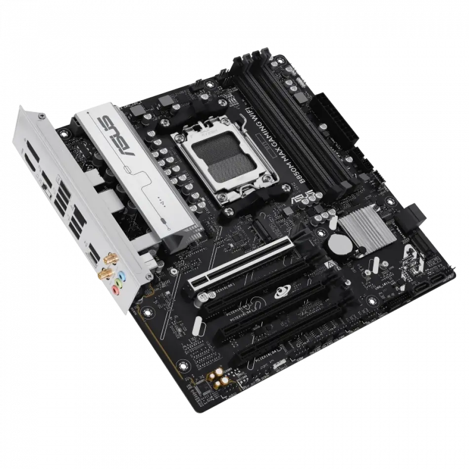 Asus B850m Max Gamıng Wıfı Am5 Ddr5 8000mhz(oc)  Matx Hdmı Anakart