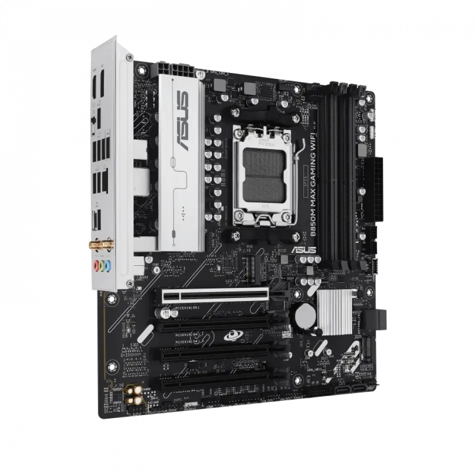 Asus B850m Max Gamıng Wıfı Am5 Ddr5 8000mhz(oc)  Matx Hdmı Anakart