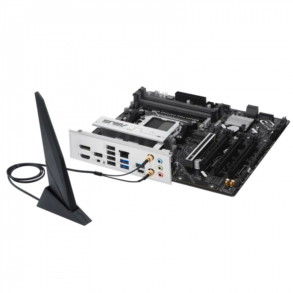 Asus B850m Max Gamıng Wıfı Am5 Ddr5 8000mhz(oc)  Matx Hdmı Anakart